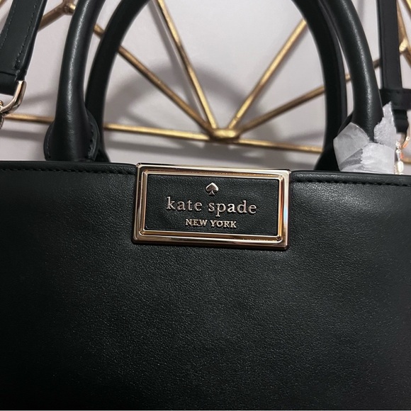 Kate Spade Black Reegan Smooth Leather Satchel - Picture 3 of 11